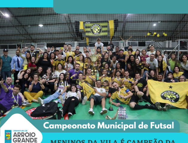 Finais do Campeonato Municipal de Futsal