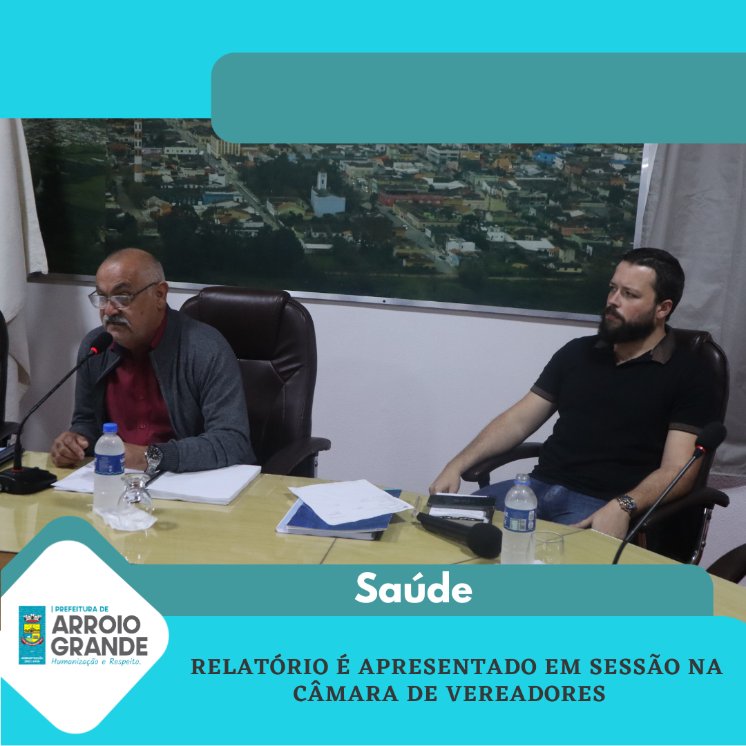 Secretário Municipal de Saúde participa de Sessão na Câmara de Vereadores